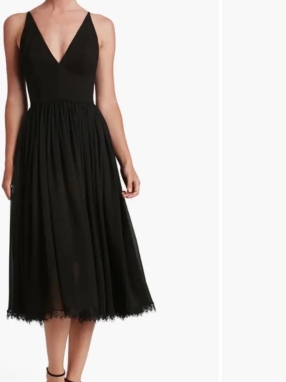 Dress The Population ALICIA Fit & Flare Midi Dress Size: L